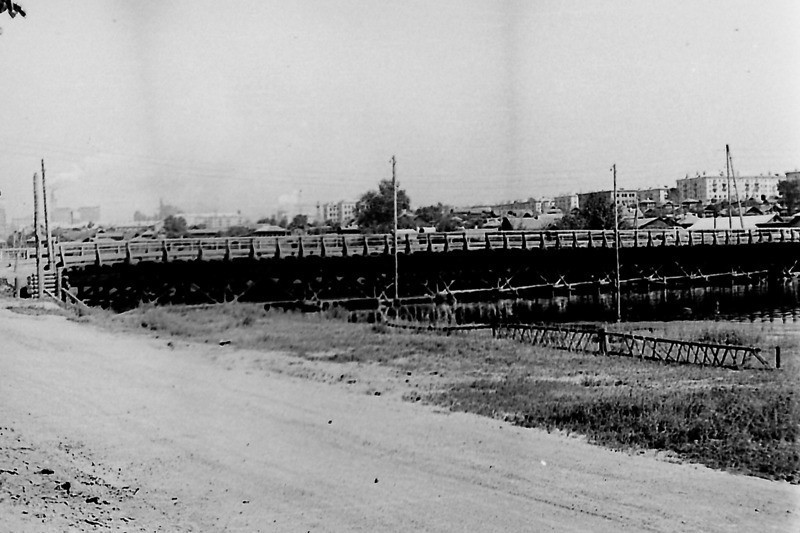 Тагил. Мост, ул. Красноармейская, 1962 год. Фото Кожевникова А.Ф.