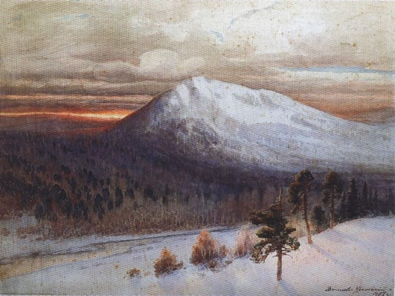 Денисов-Уральский Алексей Кузьмич (1864-1926) "Убегающий луч" 1907 год.