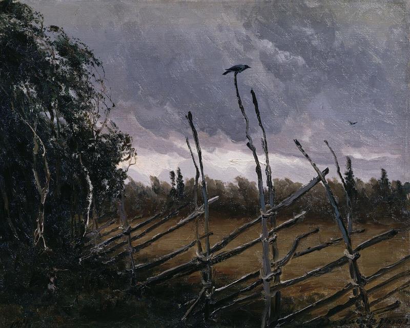 "Под осень" А.К. Денисов-Уральский, 1907. Музейное объединение «Художественная культура Русского Севера», Архангельск.