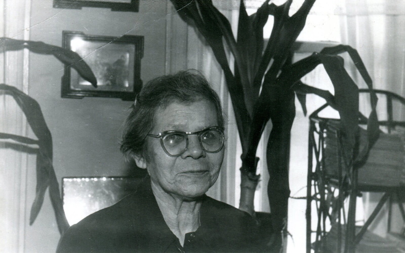 Вдова писателя - А.С. Бондина (1893-1976). 1970 год. 